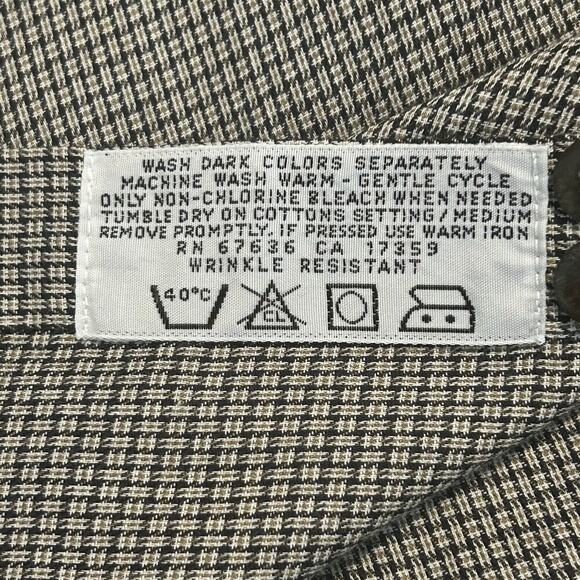 Yves Saint Laurent men's band collar long sleeve button down size 15 1/2 (M) - Picture 5 of 8